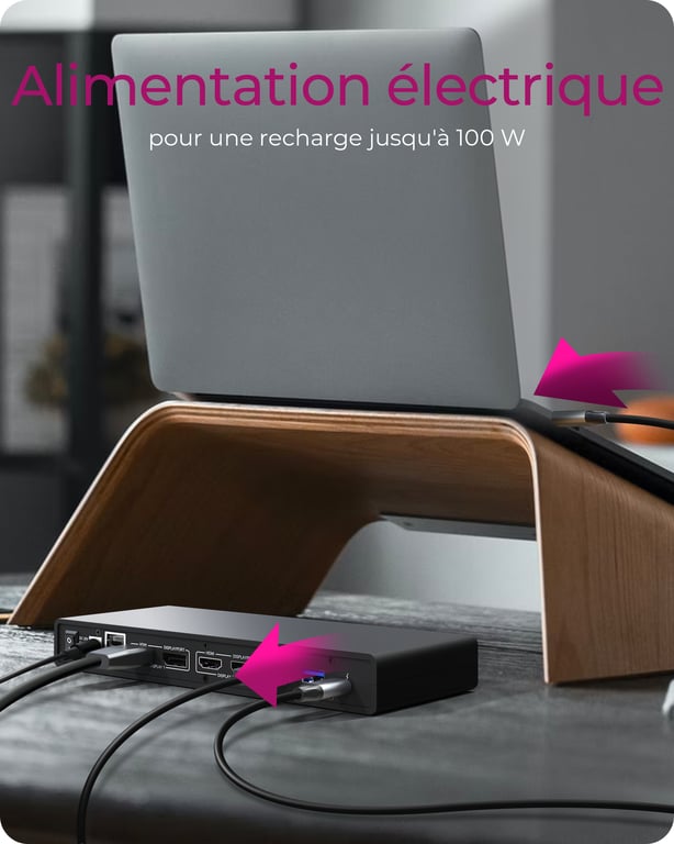 ICY BOX IB DK2245AC Avec fil USB 3.2 Gen 1 3.1 Gen 1 Type C Neuf - vue 3