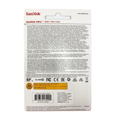 SanDisk Ultra 256 GB SDXC Clase 10