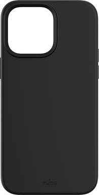 PURO Funda Icon Silicona iPhone 14 Pro Compatible con MagSafe Negro