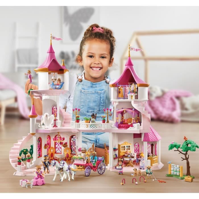 Playmobil | Princess Magic | Château de Princesse avec Le Couple Royal | Jouet Princesse | Jeu château | Jouet Conte de fées pour Enfants à partir de | 71845 - vue 10