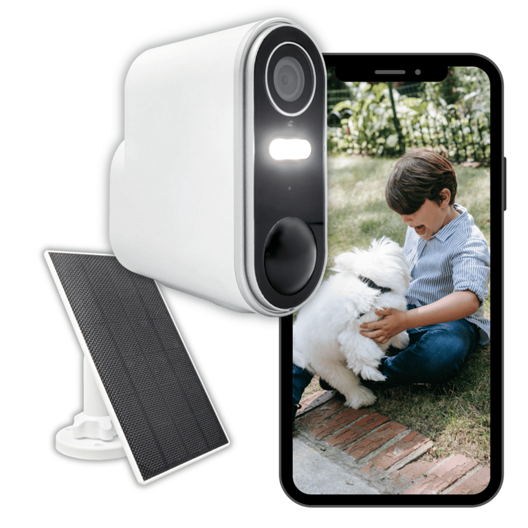 Caméra de surveillance extérieure sans fil avec panneau solaire Konyks Camini Air 2 Solar - vue 4