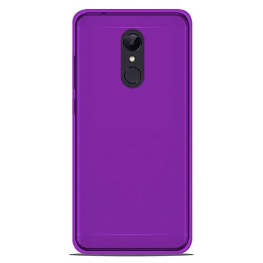 Coque silicone unie compatible Givré Violet Xiaomi Redmi 5 Plus
