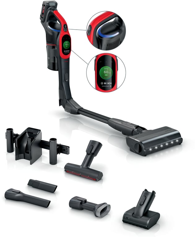 Bosch BCS1041PET aspirateur balai et balai électrique Batterie Sec HEPA Sans sac 0 4 4 Ah Neuf