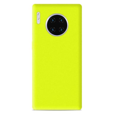 Coque silicone unie Mat Jaune compatible Huawei Mate 30 Pro
