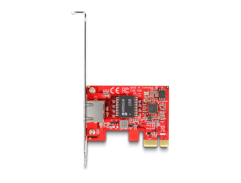 DeLOCK Carte PCI Express x1 vers 1 x RJ45 2 5 Gigabit LAN i225 NBASE T Facteur de forme à profil bas Neuf - vue 2