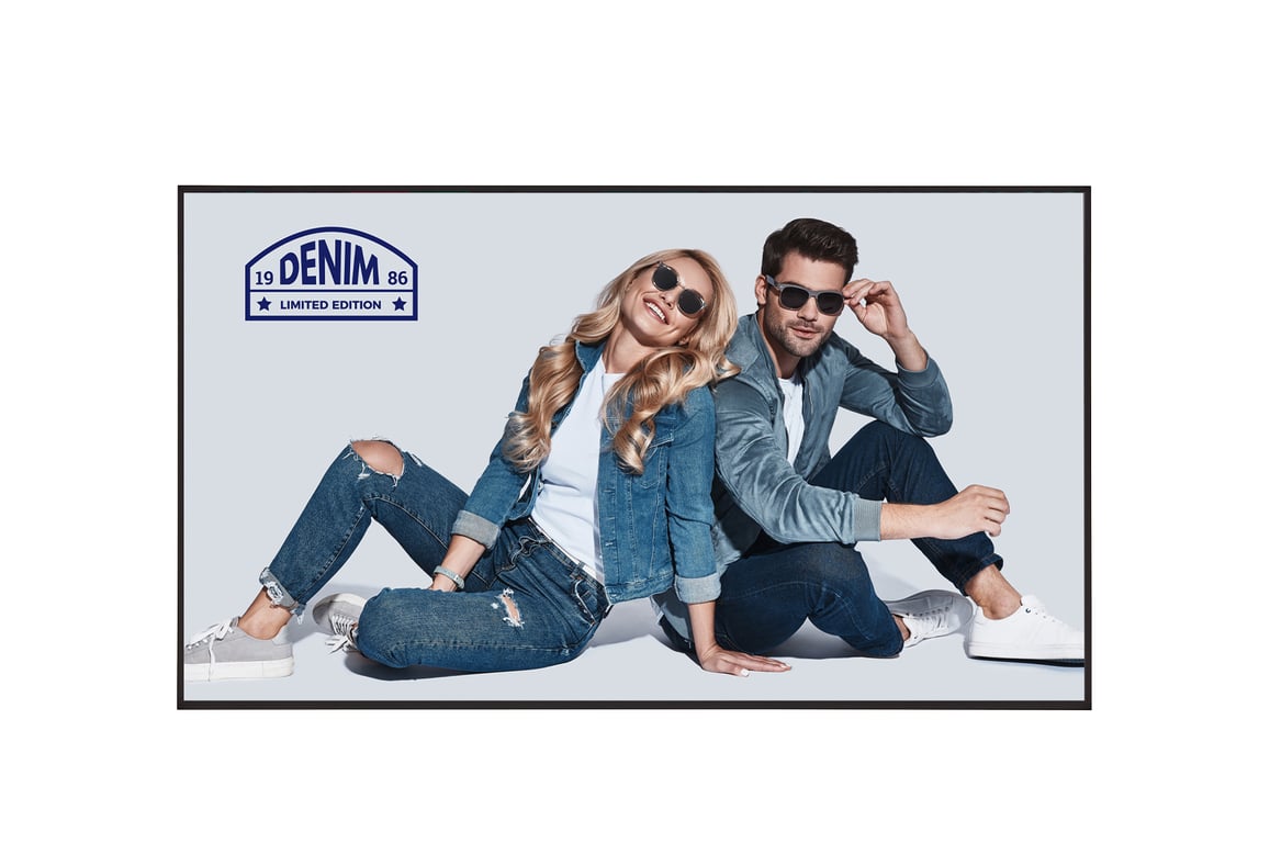 LG 43UH5N 43 UH5N Series écran LCD rétro éclairé par LED signalisation numérique avec Pro:Idiom intégré webOS 4K UHD 3840 x 2160 DEL de façade - vue 2