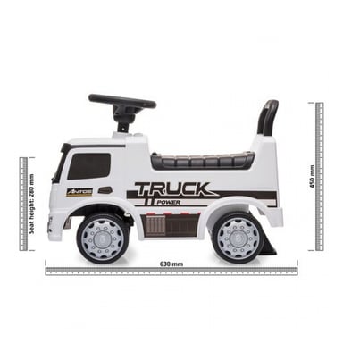 Auto Spinta Mercedes-Benz Antos Bianca per Bambini