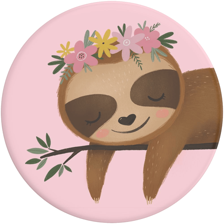 PopSockets Grip Sweet Sloth pink