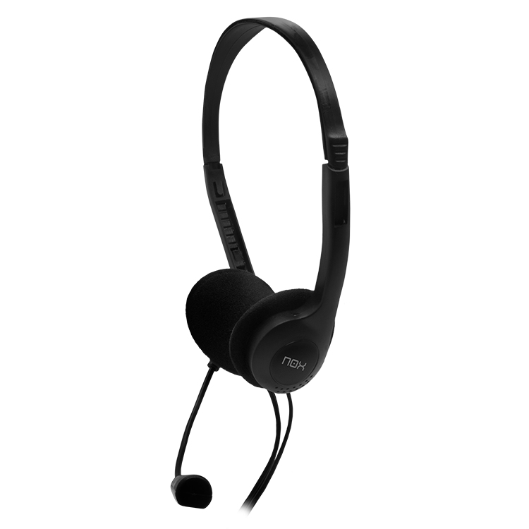 NOX Voice One Casque Avec fil Arceau Appels/Musique Noir - Neuf
