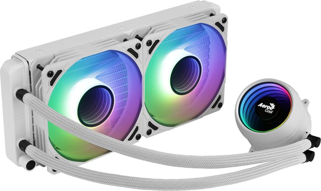 Aerocool Mirage L240 Processeur Refroidisseur de liquide tout-en-un Blanc 1 pièce(s)
