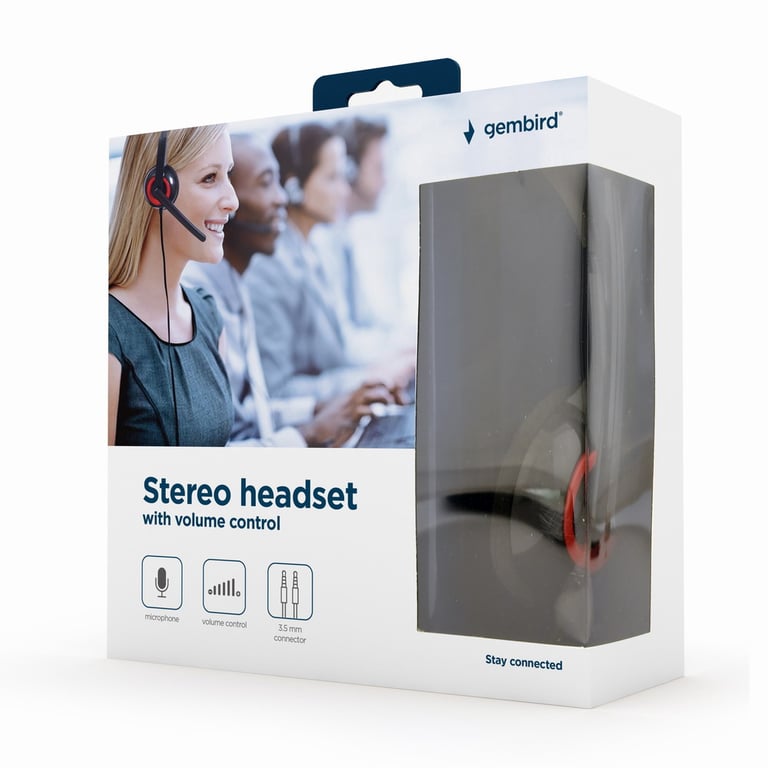 Gembird MHS 002 écouteurcasque Avec fil Arceau AppelsMusique Neuf - vue 3