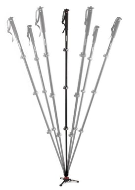 Manfrotto MVMXPRO500 monopod para cámara 1/4, 3/8'' Aluminio Negro