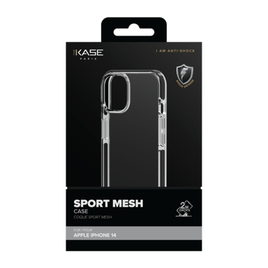 Custodia sportiva in rete per Apple iPhone 14, Jet Black