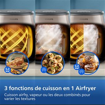 Friteuse à Air Chaud Philips 5000 Series NA547/07 – 7,2 L, 2000 W - vue 6