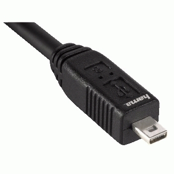 Hama Cavo USB 2.0, 1,8 m Cavo USB 1,8 m USB A Nero