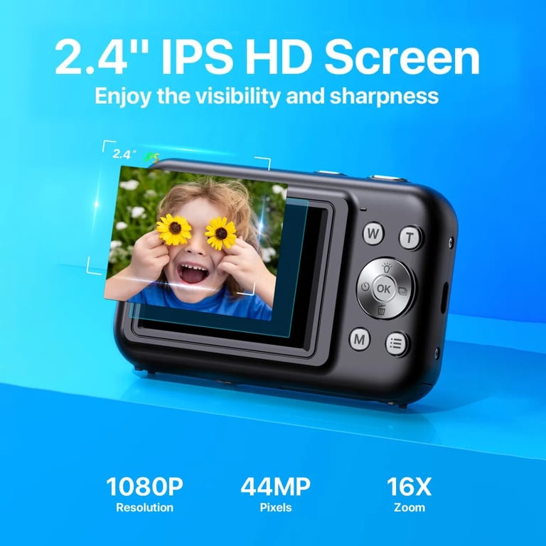 Appareil photo numérique 44MP avec zoom 16x et écran 2 4 Neuf - vue 6