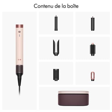 Airwrap Co-anda 2 x - Fer à boucler Dyson, Cheveux raides à ondulés, Rose Céramique