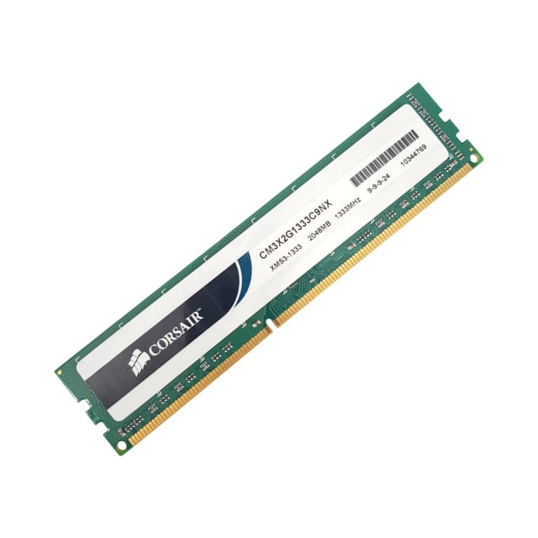 CORSAIR 2Go RAM DDR3 CM3X2G1333C9NX 1333MHz DIMM - Tr&egrave;s bon &eacute;tat
