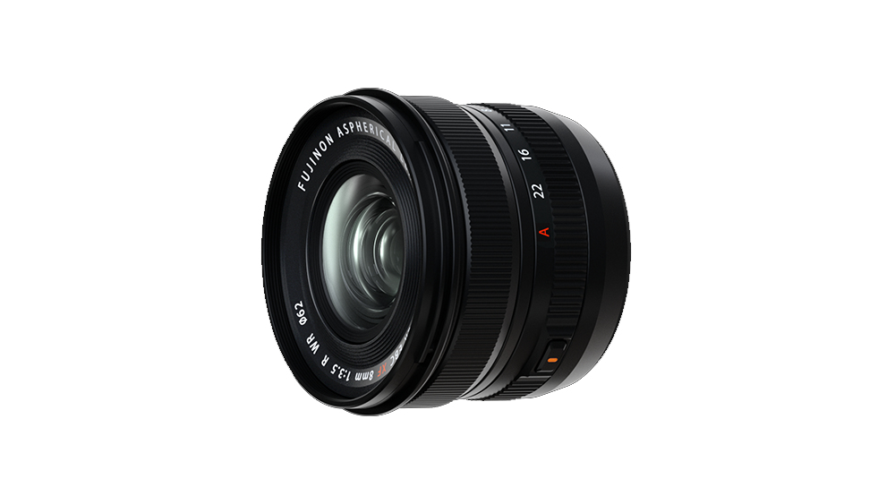 Objectif hybride Fujifilm XF 8mm f3 5 R WR - vue 4