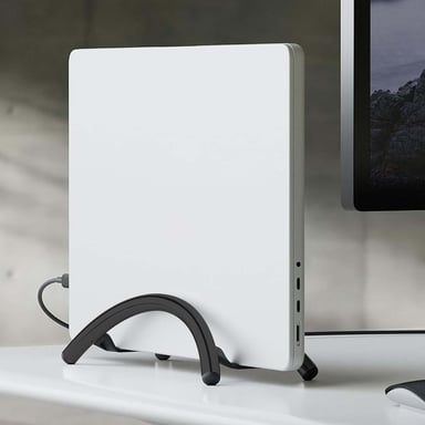 Twelve south Soporte vertical de sobremesa para MacBook Modelo BookArc Flex de aluminio Negro