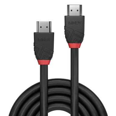 LINDY Cable HDMI de alta velocidad - Línea negra - 3m
