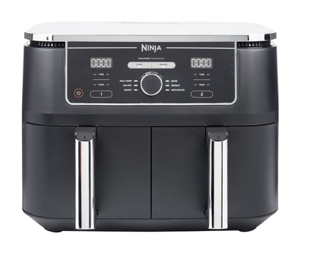 Ninja AF400EU friteuse Double 9,5 L Autonome 2470 W Friteuse d'air chaud Noir