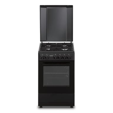 Cucina a gas Oceanic OCEACG50GB 4 fuochi, 49,8x61x86 cm, finitura nera