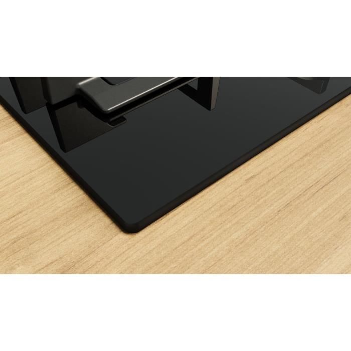 TABLE GAZ VERRE TREMPÉ 60 CM SER6 VERRE TREMPÉ FONTE INDIVIDUEL A BOSCH PPP6A6I40 - vue 5