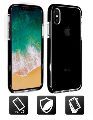 Altadif ALTCIPXSMAXSTRG funda para teléfono móvil 16,5 cm (6.5'') Negro, Transparente