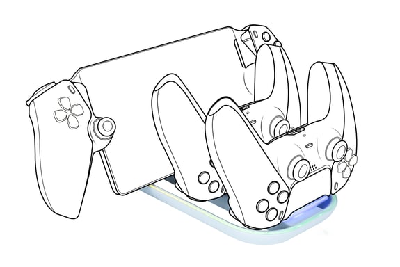 Bigben Interactive PS5TRIPLECHARGER Accessoire de manette de jeux Socle de chargement - Neuf