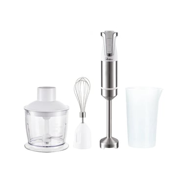 Ardes Trinity ARSET01 Mixeur plongeant 3 en 1, fouet et hachoir, 200 W, blanc - Neuf