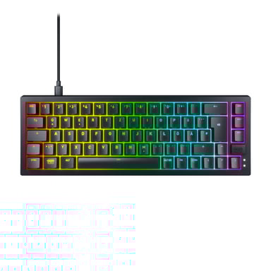 CHERRY K5V2 Compact teclado Juego USB QWERTZ Alemán Negro