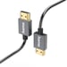 Câble High Speed HDMI ''Elite'', Ethernet, métal., anthracite, 0,75 m
