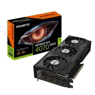 Tarjeta gráfica GIGABYTE GeForce RTX 4070 SUPER WINDFORCE OC 12G