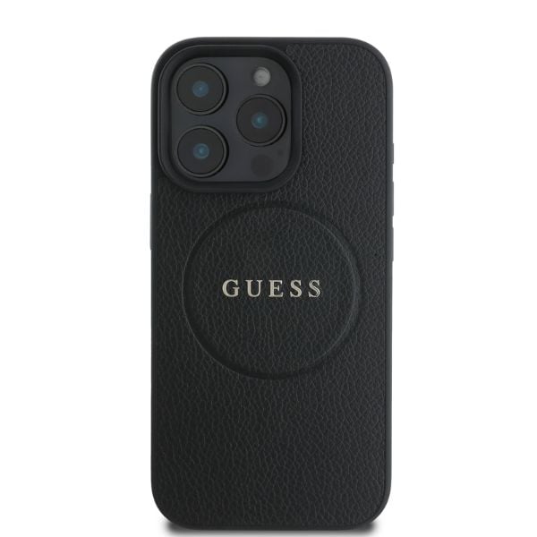 Guess Coque - iPhone 16 Pro Max - Noir - Rigide - Compatible MagSafe