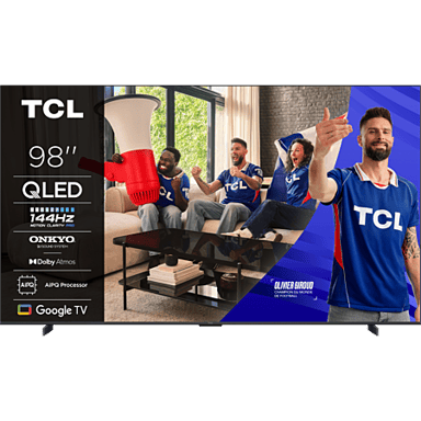 TCL P8K 98P8K TV 2,49 m (98'') 4K Ultra HD Smart TV Wifi Métallique 450 cd/m²