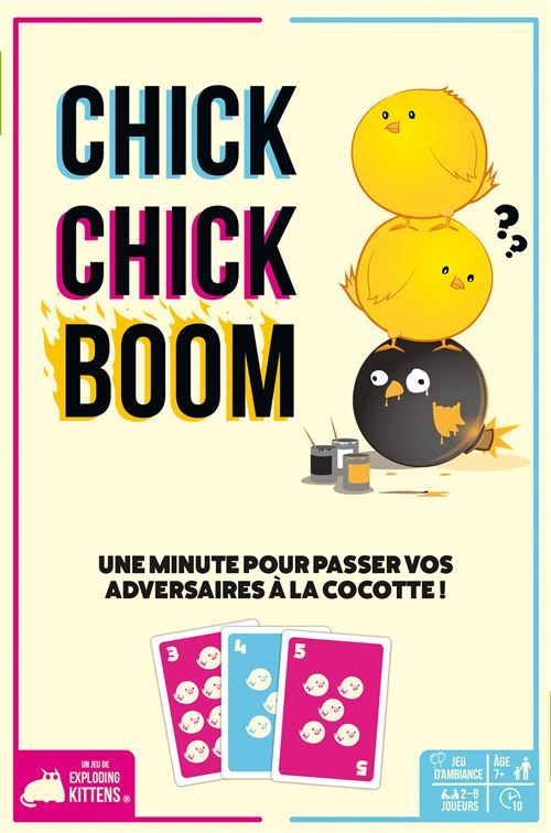 Jeu D'ambiance Asmodee Chick Chick Boom – Affrontez Vous En 60 Secondes - vue 5