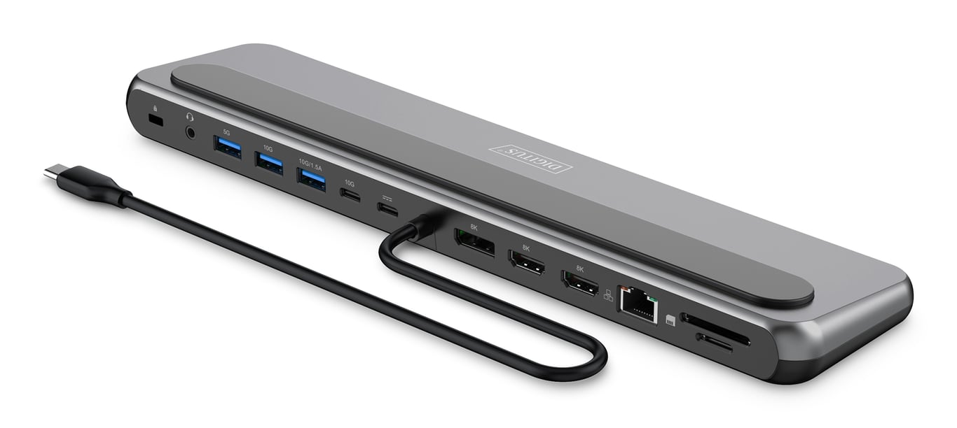 Digitus Station d'accueil USB C 8K 12 ports Neuf - vue 3
