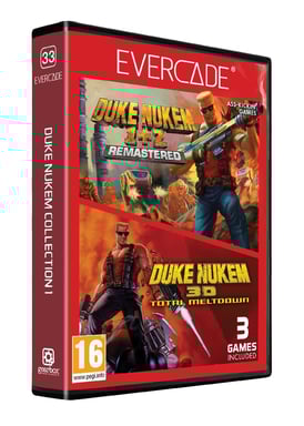 Blaze Evercade - Duke Nukem Collection 1 - Cartucho Evercade nº 33