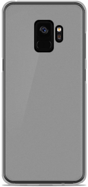 Coque silicone unie compatible Givré Blanc Samsung Galaxy S9