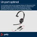 Poly Auriculares Blackwire 5210 monaural USB-C + conector de 3,5 mm + adaptador USB-C/A