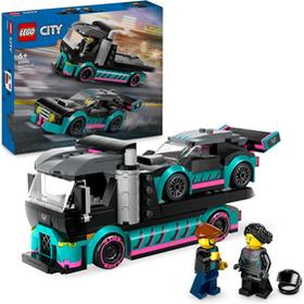 Lego 60406 Coche de Carreras y Camion de Transporte