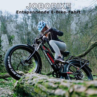 Bici Elettrica per Adulti JOBOBIKE Robin 26'' Motore Bafang 250W 48V13AH