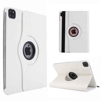 Etui rotatif 360 degrés blanc Apple iPad PRO 11 2024 M4 - Housse Pochette protection iPad PRO 11 pouces 2024 A2836 / A2837 / A3006