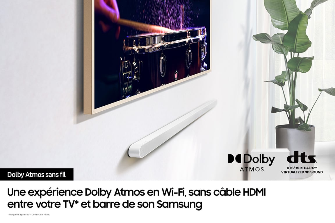 Barre De Son Samsung HW-S711D – 3.1Ch, Dolby Atmos, Caisson Sans Fil - vue 6