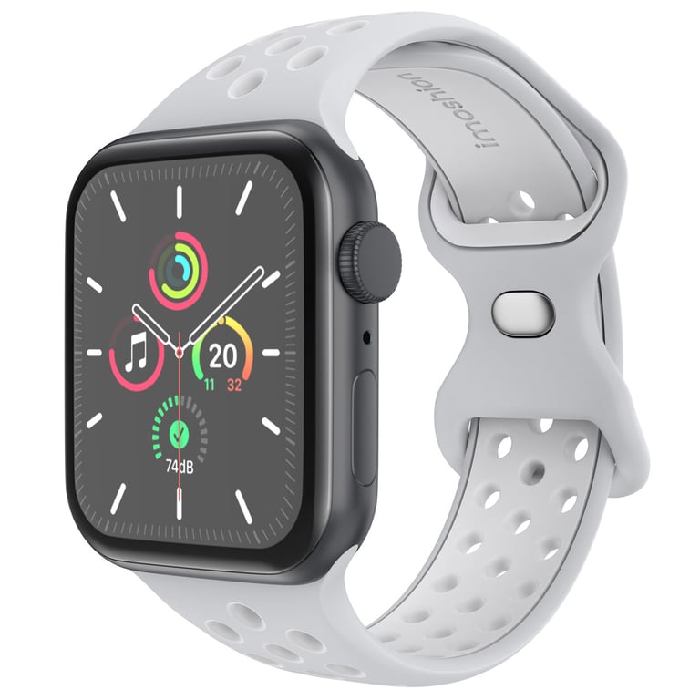 imoshion Bracelet sport? pour Apple Watch Series 1 á 9 / SE 384041 mm | Series 10 42 mm Taille / Pure Platinum & Neuf - vue 7