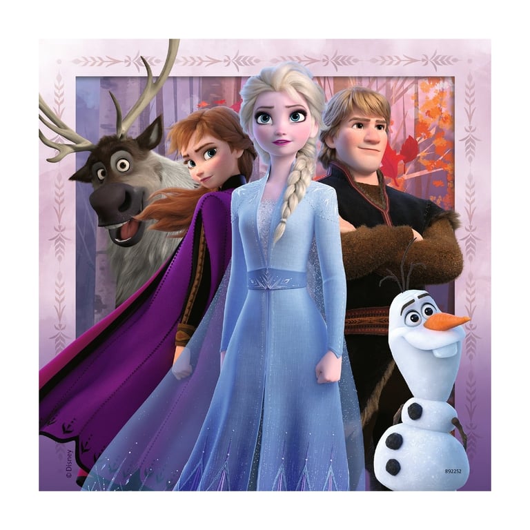 Puzzles Disney La Reine des Neiges 2 - Ensemble de 3 puzzles 3x49 pièces pour enfants - Neuf