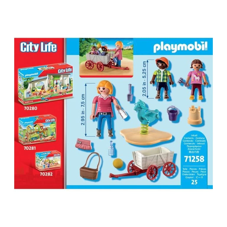 Playmobil City Life 71258 Nourrice Avec Enfants Starter Pack - vue 4