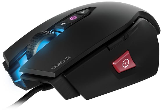 Corsair M65 PRO RGB FPS Mouse Diestro USB Tipo-A Óptico 12000 DPI