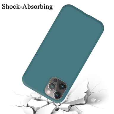 Coque pour Apple iPhone 13 MINI en LIQUID GREEN Housse de protection Étui en silicone TPU flexible
